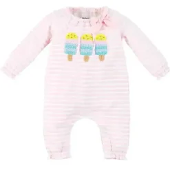 Mud Pie Baby Sleepwear*- Baby Girl Popsicle Bodysuit