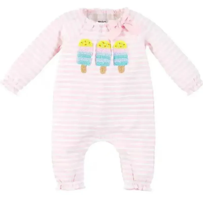 Mud Pie Baby Sleepwear*- Baby Girl Popsicle Bodysuit