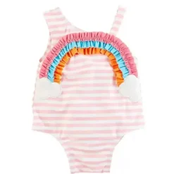 Mud Pie Baby Swimming Clothes*- Baby Girl Rainbow Applique Swimsuit