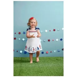Mud Pie Dresses|Baby Dresses & Skirts*- Baby Girl Sailboat Poplin Dress