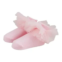 Mud Pie Baby Gloves & Socks*- Baby Girl Solid Pink Tutu Sock 0/12M