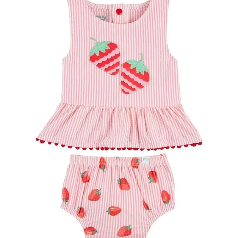 Mud Pie Baby Swimming Clothes*- Baby Girl Strawberry Two-Piece Swimsuit