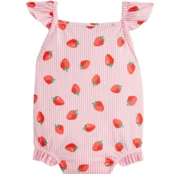 Mud Pie Baby Swimming Clothes*- Baby Girl Strawberry One-Piece Swimsuit
