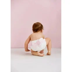 Mud Pie Baby Underwear*- Baby Girl White Bow Diaper Cover