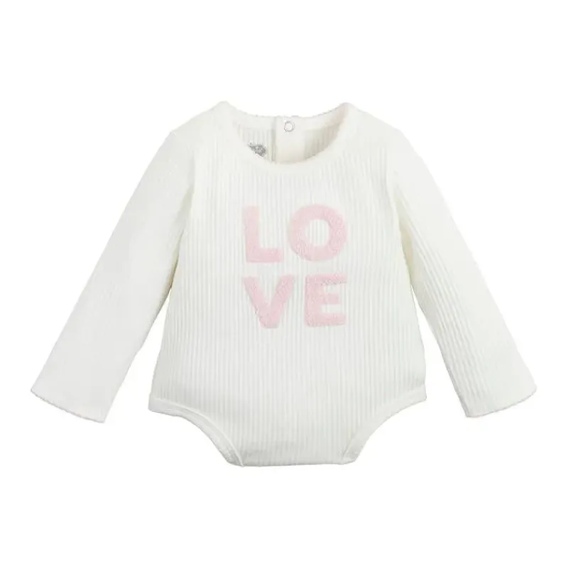 Mud Pie Baby Onesies & Bodysuits*- Baby Girls Children's Love Crawler