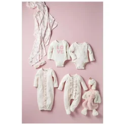 Mud Pie Baby Onesies & Bodysuits*- Baby Girls Children's Love Crawler