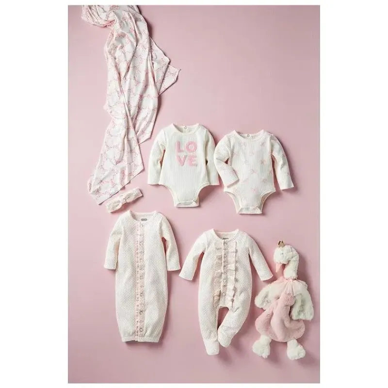 Mud Pie Baby Onesies & Bodysuits*- Baby Girls Children's Love Crawler