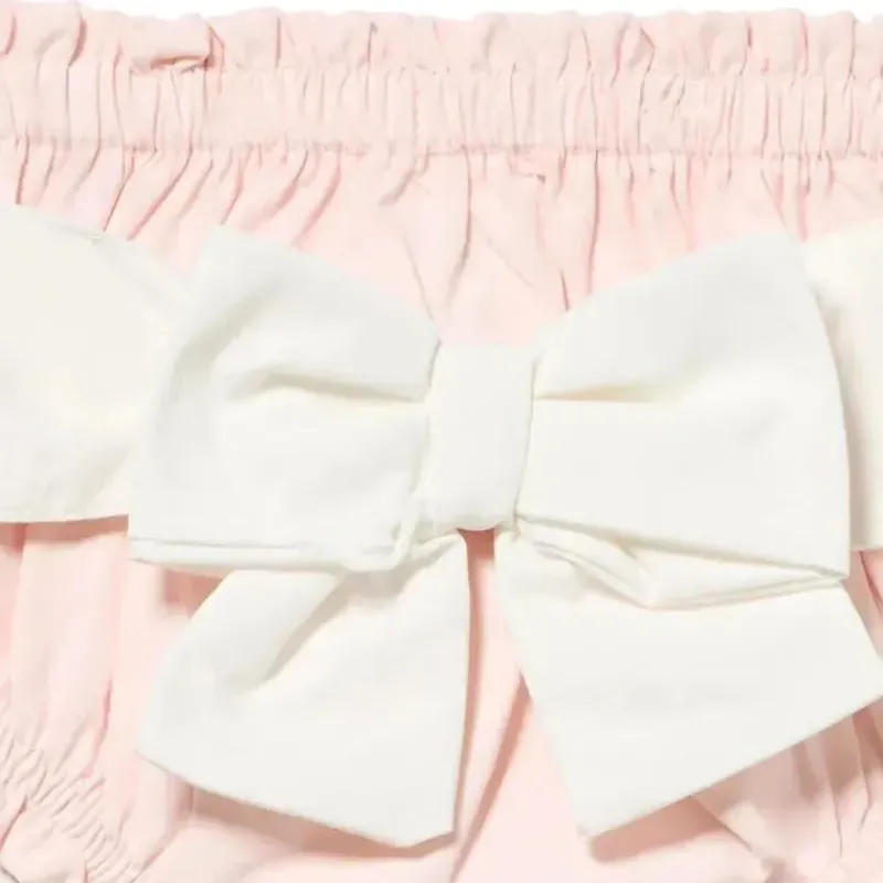Mud Pie Baby Underwear*- Baby Girls Diaper Covers Bow, Pink