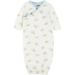 Mud Pie Baby Sleepwear*- Baby Noah's Ark Knit Bamboo Gown, 0/3M