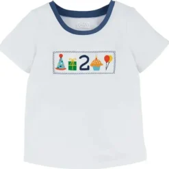 Mud Pie Birthday Party*- Birthday Boy Smocked Two Tee 2T