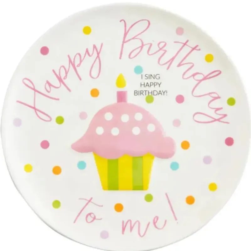 Mud Pie Birthday Party*- Birthday Girl Singing Plate