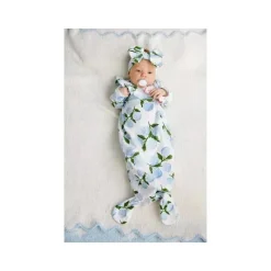 Mud Pie Blankets & Quilts*- Blue Scallop Chenille Blanket