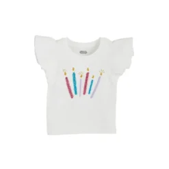 Mud Pie Baby Tops*- Candles Girl Birthday Tees