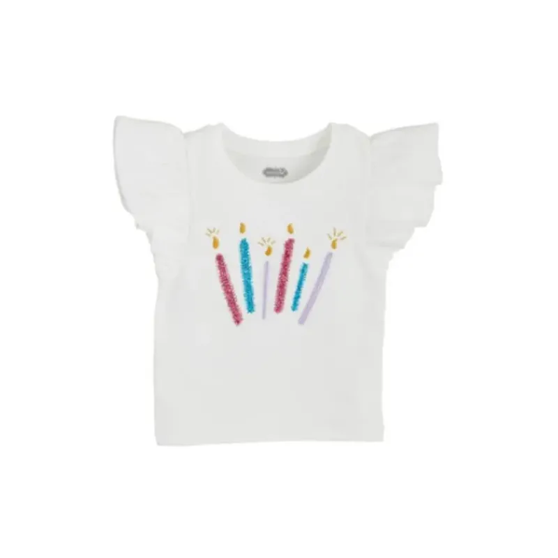 Mud Pie Baby Tops*- Candles Girl Birthday Tees