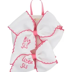 Mud Pie Big & Little Sister*- Children's Girl White Sisters Bows