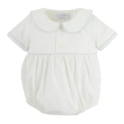 Mud Pie Baby One-Pieces*- Collared Poplin Baby Bubble