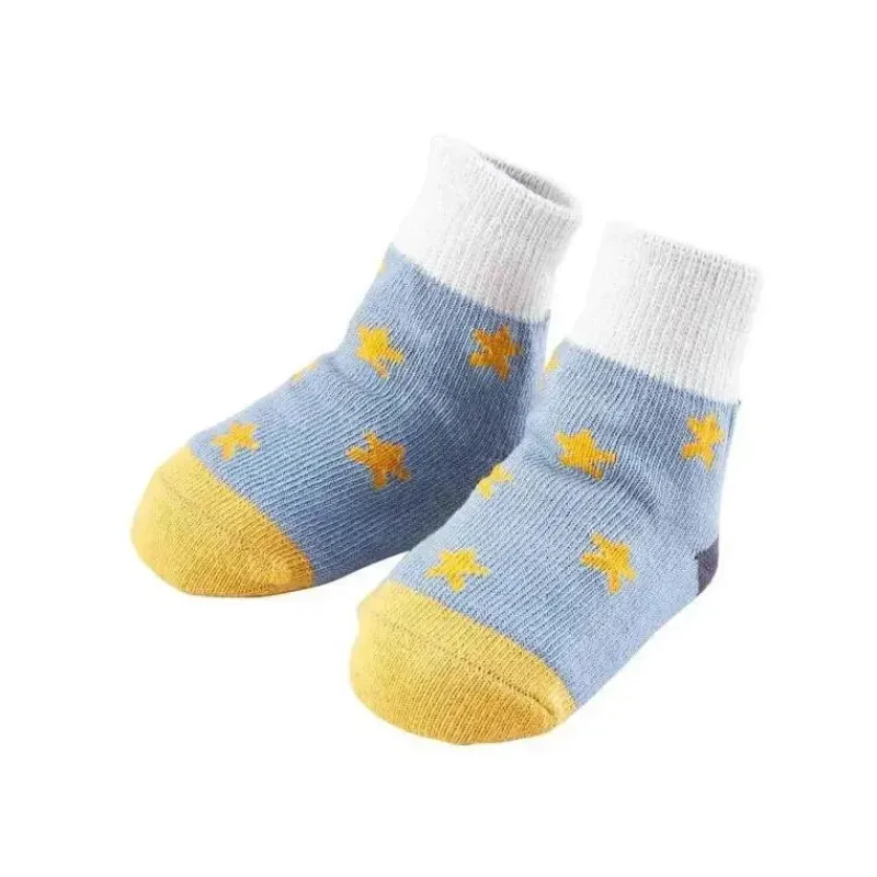 Mud Pie Baby Gloves & Socks*- Color-Block Star Baby Socks, 0/12M