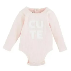 Mud Pie Baby Onesies & Bodysuits*- Cute Crawler Bodysuit, Pink