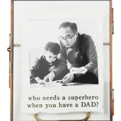 Mud Pie Gifts Up To $25*- Dad Glass Brass Frame