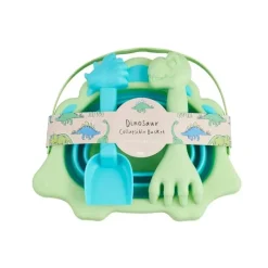 Mud Pie Water Toys*- Dino Collapsible Bucket