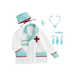 Mud Pie Halloween Costumes*- Doctor Dress Up Set 6Pc (One Size)