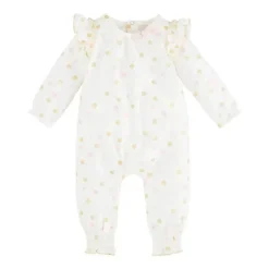 Mud Pie Baby One-Pieces*- Dot Ruffle One-Piece