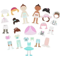 Mud Pie Bath Toys*- Dress Up Bath Stickable Set
