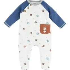 Mud Pie Baby One-Pieces*- Football Sleeper