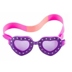 Mud Pie Goggles & Swimming Masks*- Girl's Purple Heart Goggles