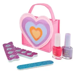Kids Mud Pie Toys For 3 Year Old|Gift For Kids*- Heart Kids Nail Polish Set
