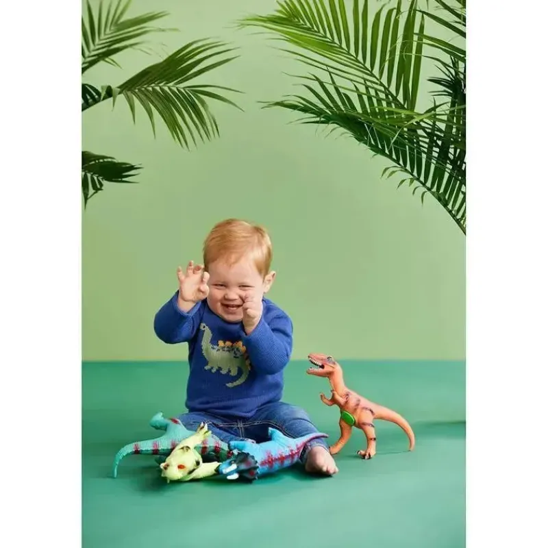 Mud Pie Baby Coats, Sweaters & Jackets*- Kids Children Dino Rollneck Sweater, 12-18 Months