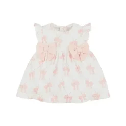 Mud Pie Dresses|Baby Dresses & Skirts*- Pink Bow Baby Dress