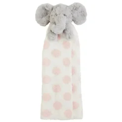 Mud Pie Lovies, Security Blankets & Blankies*- Pink Elephant Musical Cuddle Pal
