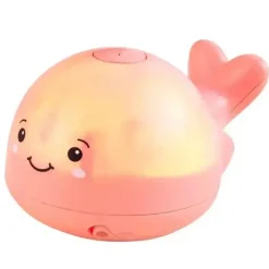 Mud Pie Bath Toys*- Pink Light-Up Spray Whale