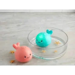 Mud Pie Bath Toys*- Pink Light-Up Spray Whale