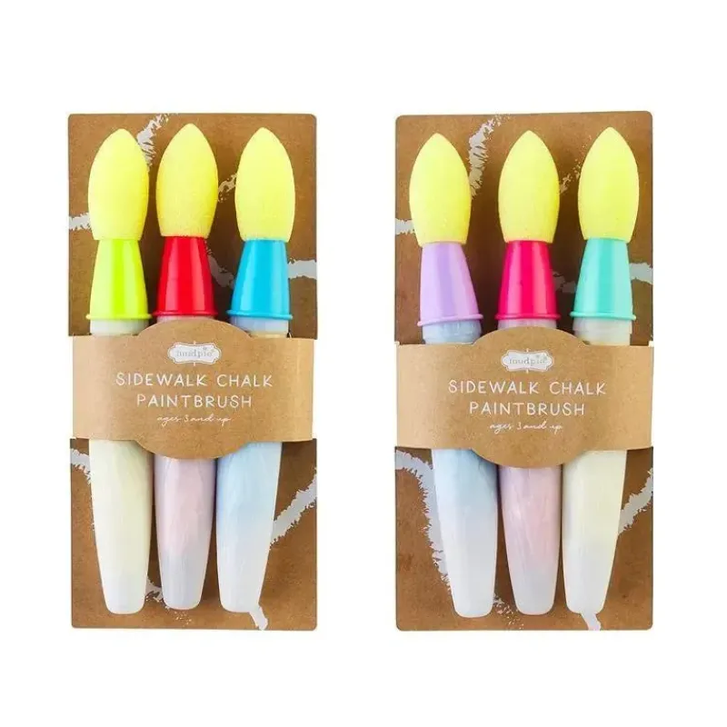 Mud Pie Coloring*- Pink Paint Brush Chalk Set