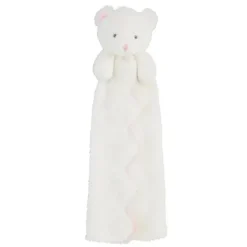 Mud Pie Lovies, Security Blankets & Blankies*- Pink Scallop Bear Musical Cuddle Pal