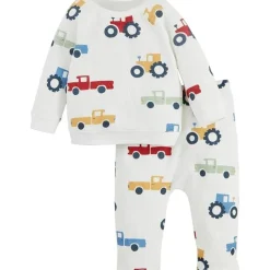 Mud Pie Baby Sets*- 2Pk Baby Boy Tractor Set
