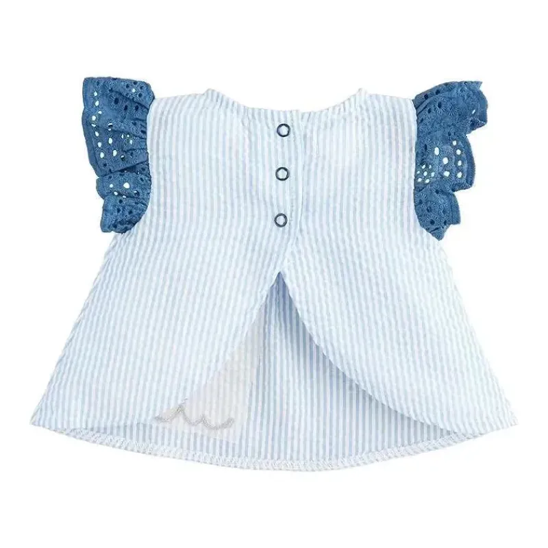 Mud Pie Baby Sets*- 2Pk Baby Girls Sailboat Eyelet Pinafore Set