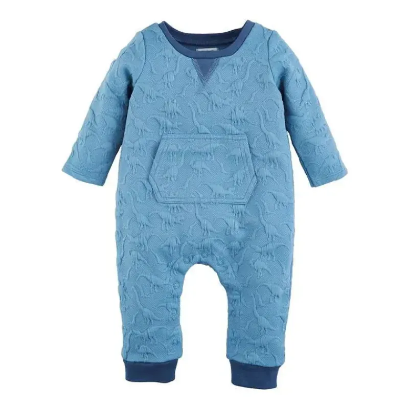 Mud Pie Baby One-Pieces*- Quilted Dino One-Piece
