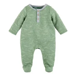 Mud Pie Baby Sleepwear*- Quilted Dino Sleeper, 3-6 Months