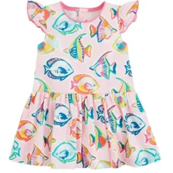 Mud Pie Dresses|Baby Dresses & Skirts*- Rainbow Fish Dress, 12/8M