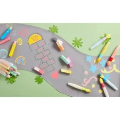 Mud Pie Coloring*- Red Paint Brush Chalk Set