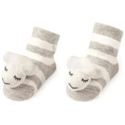 Mud Pie Baby Gloves & Socks*- Sheep Rattle Toe Socks