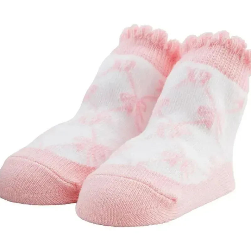 Mud Pie Baby Gloves & Socks*- Stripe Rattle Toe Sock Set