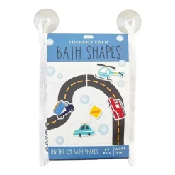 Mud Pie Bath Toys*- Transportation Bath Stickable Shape Set