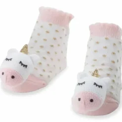 Mud Pie Baby Gloves & Socks*- Unicorn Rattle Toe Baby Socks
