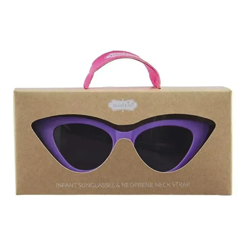 Mud Pie Sunglasses*Baby Cat Eye Girl Sunglasses with Strap