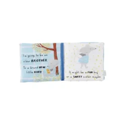Mud Pie Books For Babies|Big & Little Brother*Big Brother Book & Pin Set Blue
