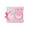 Mud Pie Books For Babies|Big & Little Sister*Big Sister Book & Pin Set Pink